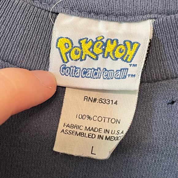 Pokémon L Gengar blue purple Limited Edition Collectors #89 Gengar t-shirt - Picture 5 of 8